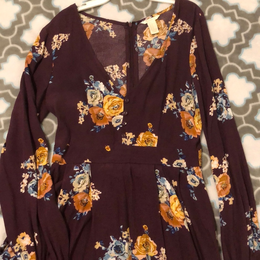 Forever 21 floral romper